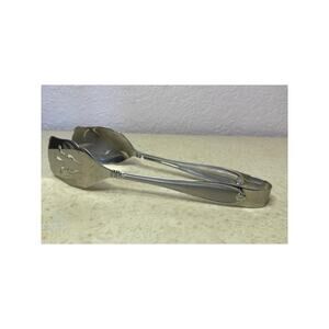 Princess House Barrington Stainless Steel 1-Piece Salad Tongs